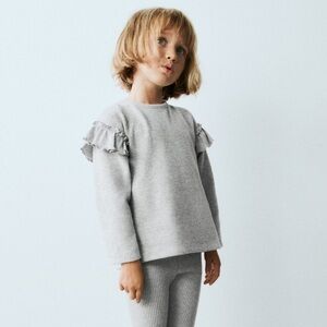 ZARA RUFFLED SOFT TOUCH SHIRT